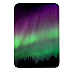 Northern Lights Green Aurora Borealis Rectangular Glass Fridge Magnet (4 Pack) by Perong