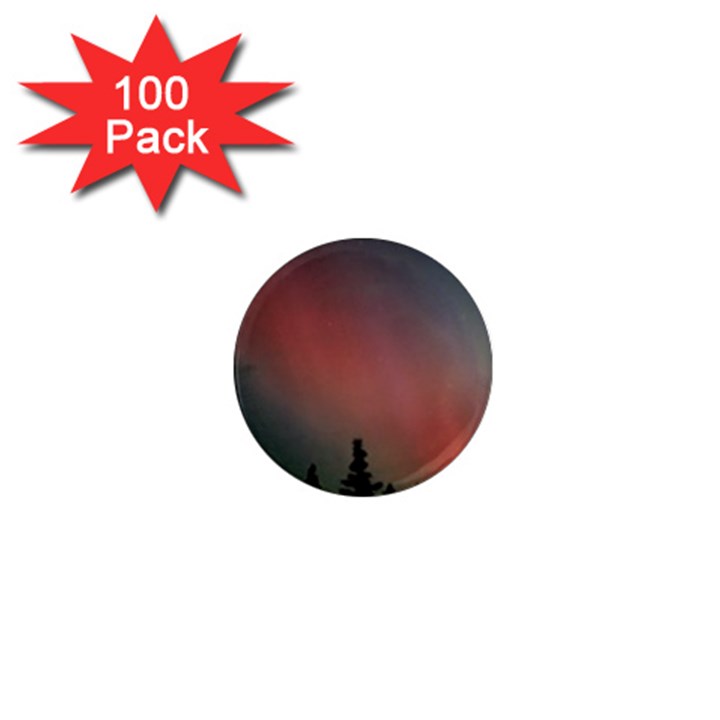 Aurora Borealis Alaska Sky 1  Mini Magnets (100 pack) 