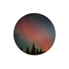 Aurora Borealis Alaska Sky Magnet 3  (round) by Perong