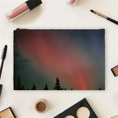 Aurora Borealis Alaska Sky Cosmetic Bag (large) by Perong