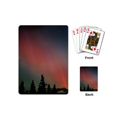 Aurora Borealis Alaska Sky Playing Cards Single Design (mini) by Perong