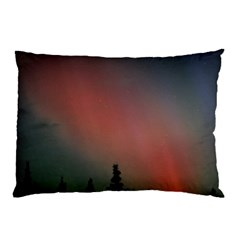 Aurora Borealis Alaska Sky Pillow Case (two Sides) by Perong