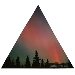 Aurora Borealis Alaska Sky Wooden Puzzle Triangle by Perong