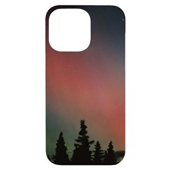 Aurora Borealis Alaska Sky Iphone 14 Pro Max Black Uv Print Case by Perong