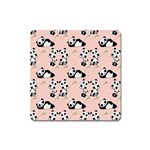 Cute Panda Animal Pattern Square Magnet Front