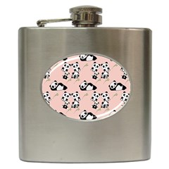 Cute Panda Animal Pattern Hip Flask (6 Oz) by Perong