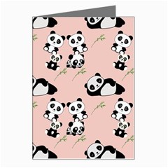 Cute Panda Animal Pattern Greeting Card