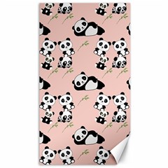 Cute Panda Animal Pattern Canvas 40  X 72 