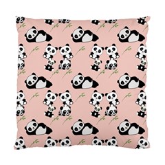 Cute Panda Animal Pattern Standard Cushion Case (two Sides) by Perong