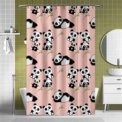 Cute Panda Animal Pattern Shower Curtain 48  X 72  (small)  by Perong