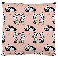 Cute Panda Animal Pattern Large Cushion Case (one Side) by Perong