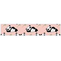 Cute Panda Animal Pattern Large Premium Plush Fleece Scarf 