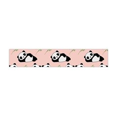 Cute Panda Animal Pattern Premium Plush Fleece Scarf (mini) by Perong