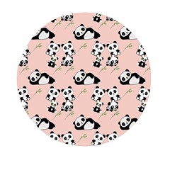 Cute Panda Animal Pattern Mini Round Pill Box (pack Of 3) by Perong