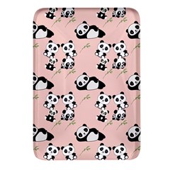 Cute Panda Animal Pattern Rectangular Glass Fridge Magnet (4 Pack) by Perong