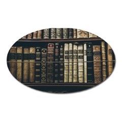 Antique Vintage Old Book Oval Magnet