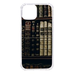 Antique Vintage Old Book Iphone 14 Tpu Uv Print Case by Perong