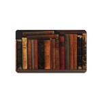 Old Books Vintage Office Antique Library Magnet (Name Card) Front