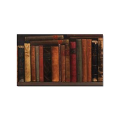 Old Books Vintage Office Antique Library Sticker Rectangular (100 Pack) by Perong