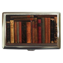 Old Books Vintage Office Antique Library Cigarette Money Case by Perong