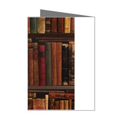 Old Books Vintage Office Antique Library Mini Greeting Cards (pkg Of 8) by Perong