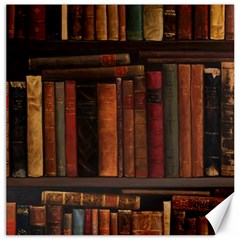 Old Books Vintage Office Antique Library Canvas 20  X 20  by Perong