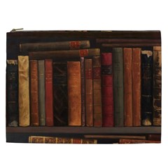 Old Books Vintage Office Antique Library Cosmetic Bag (xxl) by Perong