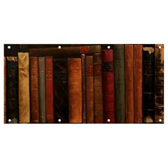 Old Books Vintage Office Antique Library Banner And Sign 8  X 4  by Perong