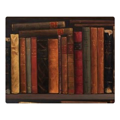 Old Books Vintage Office Antique Library Premium Plush Fleece Blanket (large) by Perong