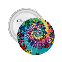 Tie Dye Grateful Dead Bears 2 25  Buttons by Perong