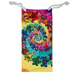 Tie Dye Grateful Dead Bears Jewelry Bag by Perong