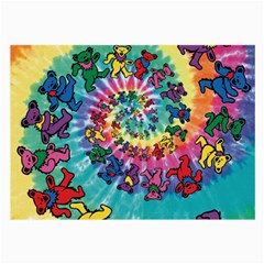 Tie Dye Grateful Dead Bears Large Glasses Cloth by Perong