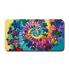 Tie Dye Grateful Dead Bears Medium Bar Mat by Perong