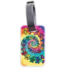 Tie Dye Grateful Dead Bears Luggage Tag (two Sides)