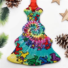 Tie Dye Grateful Dead Bears Ornament (christmas Tree) 