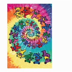 Tie Dye Grateful Dead Bears Small Garden Flag (two Sides) by Perong