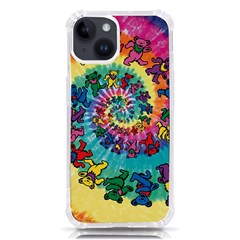 Tie Dye Grateful Dead Bears Iphone 14 Tpu Uv Print Case by Perong