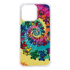 Tie Dye Grateful Dead Bears Iphone 14 Pro Max Tpu Uv Print Case by Perong