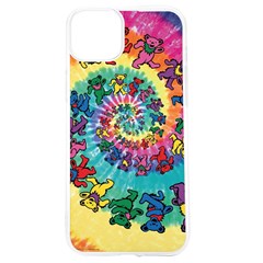 Tie Dye Grateful Dead Bears Iphone 15 Tpu Uv Print Case by Perong