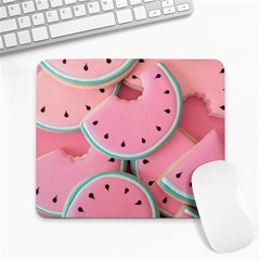 Aesthetic Cute Kawaii Watermelon Large Mousepad by Perong