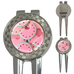 Aesthetic Cute Kawaii Watermelon 3-in-1 Golf Divots by Perong