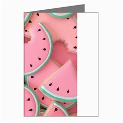 Aesthetic Cute Kawaii Watermelon Greeting Cards (pkg Of 8) by Perong