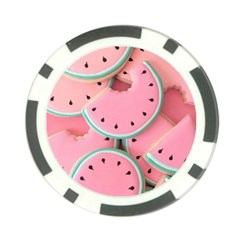 Aesthetic Cute Kawaii Watermelon Poker Chip Card Guard (10 Pack)