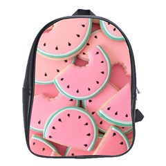 Aesthetic Cute Kawaii Watermelon School Bag (large) by Perong