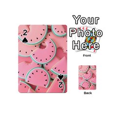 Aesthetic Cute Kawaii Watermelon Playing Cards 54 Designs (mini)