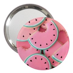 Aesthetic Cute Kawaii Watermelon 3  Handbag Mirrors