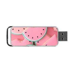 Aesthetic Cute Kawaii Watermelon Portable Usb Flash (one Side) by Perong