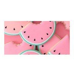 Aesthetic Cute Kawaii Watermelon Satin Wrap 35  X 70  by Perong