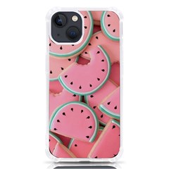 Aesthetic Cute Kawaii Watermelon Iphone 13 Tpu Uv Print Case by Perong