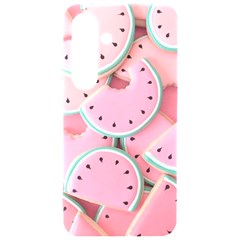 Aesthetic Cute Kawaii Watermelon Samsung Galaxy S24 6 2 Inch Black Tpu Uv Case by Perong